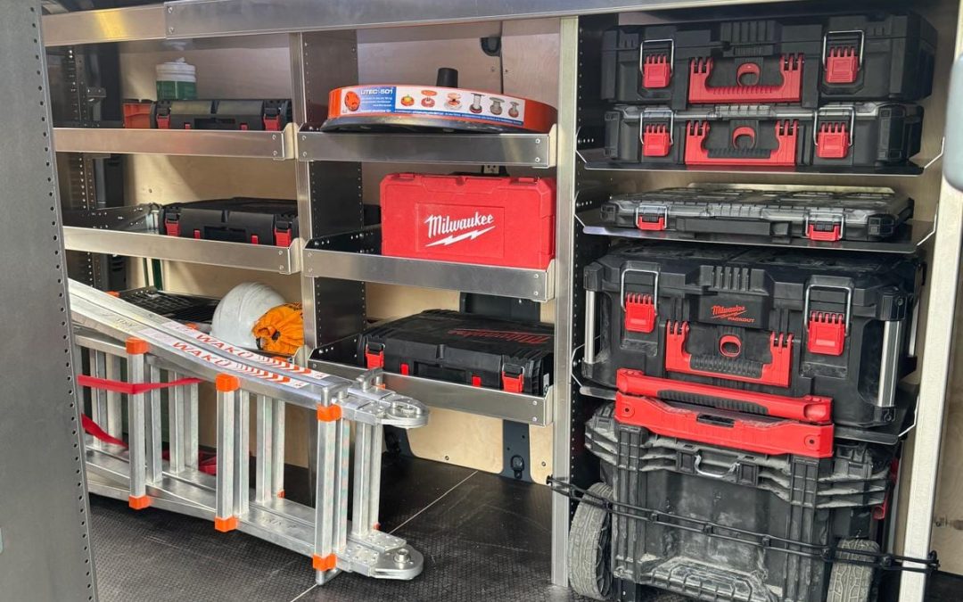 Renault Trafic – bedrijfswageninrichting voor een klusser met Milwaukee-gereedschap