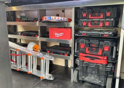 Renault Trafic – bedrijfswageninrichting voor een klusser met Milwaukee-gereedschap